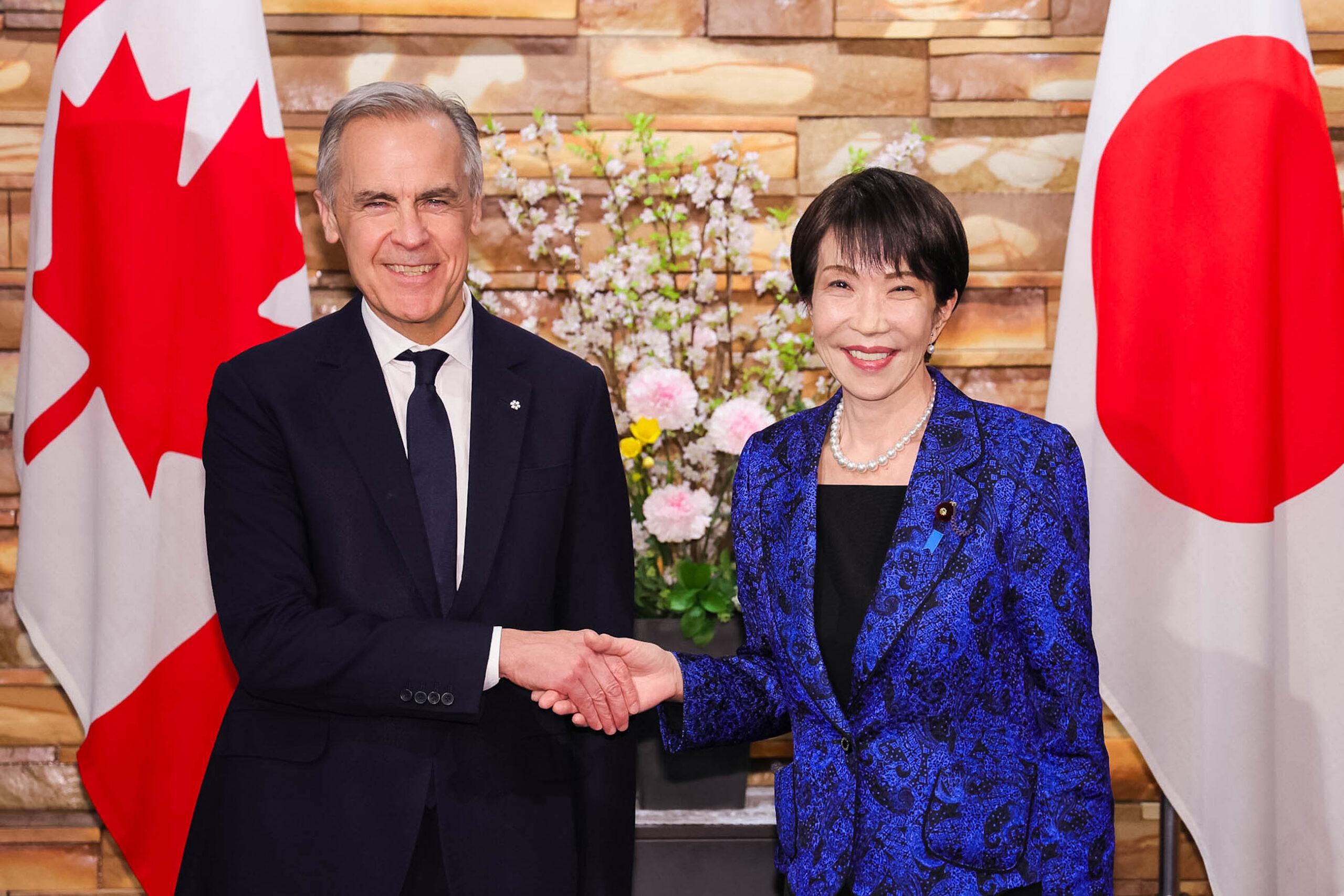 Carney with Japan Minister