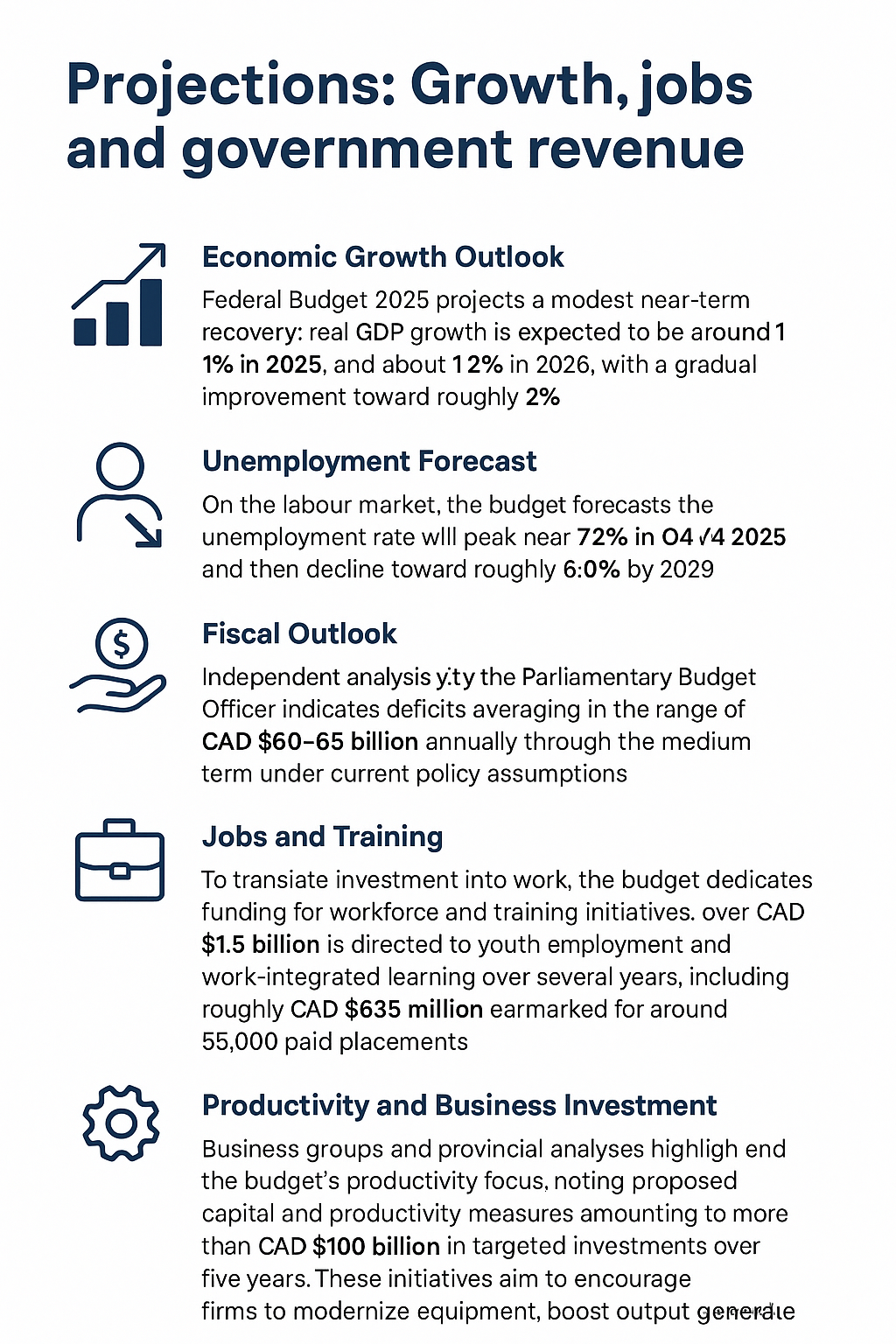 2025 Budget Info Graphic