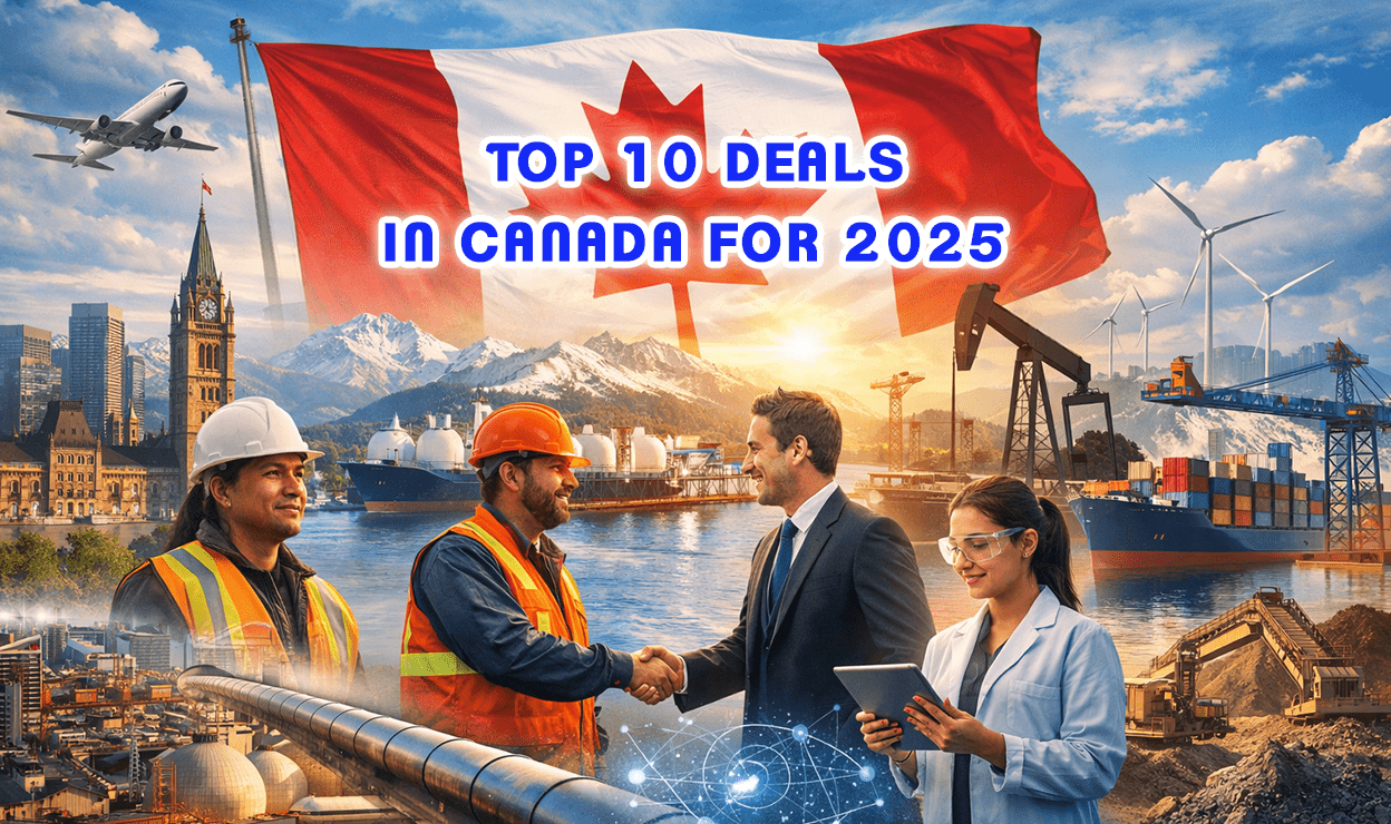 Counting Down the Top 10 Major Economic Deals in Canada in 2025