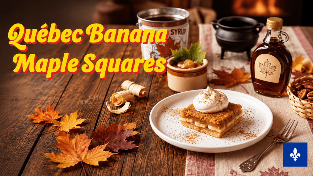 Banana Bottom Maple Cream Squares: A Delicious Twist on a Québec Classic